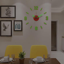 Load image into Gallery viewer, Luminous Clock Home Simplicity Silent Fashion Wall Clock Analog Timekeeper for Home Living Room Bedroom Office Battery-Powered Modern House Decoration Silent Clock Decor with Number Sticker  Living Room Creative Wall Stickers Bedroom Wall Clock
