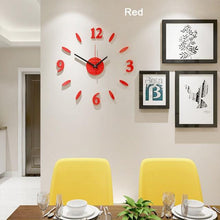 Load image into Gallery viewer, Luminous Clock Home Simplicity Silent Fashion Wall Clock Analog Timekeeper for Home Living Room Bedroom Office Battery-Powered Modern House Decoration Silent Clock Decor with Number Sticker  Living Room Creative Wall Stickers Bedroom Wall Clock
