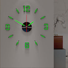 Load image into Gallery viewer, Luminous Clock Home Simplicity Silent Fashion Wall Clock Analog Timekeeper for Home Living Room Bedroom Office Battery-Powered Modern House Decoration Silent Clock Decor with Number Sticker  Living Room Creative Wall Stickers Bedroom Wall Clock
