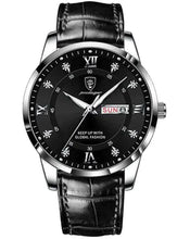 Load image into Gallery viewer, Luminous Men's Waterproof Dual Calendar Watch
