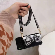 Load image into Gallery viewer, Luxurious Handbag Back Card Slot Lanyard Phone Case For iPhone 13 12 11 Pro X XS XR Max Shockproof Magnetic Case Compatible with iPhone
