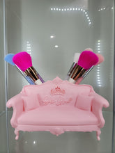 Load image into Gallery viewer, Luxurious Pink Sofa Makeup Brush Holder by Suki Glam®

