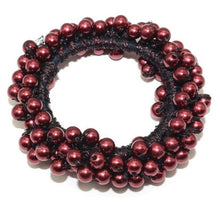 Load image into Gallery viewer, Luxury Big Elegant White Pearl Hair Ties Beads Girls Scrunchies Rubber Bands Ponytail Holders Hair Accessories Elastic Hair Band Ponytail Holder Accessories for Women

