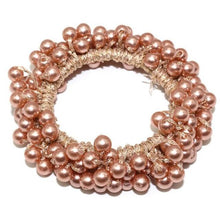 Load image into Gallery viewer, Luxury Big Elegant White Pearl Hair Ties Beads Girls Scrunchies Rubber Bands Ponytail Holders Hair Accessories Elastic Hair Band Ponytail Holder Accessories for Women
