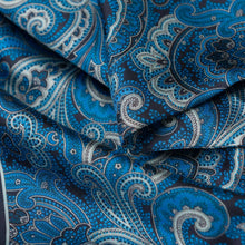 Load image into Gallery viewer, Ferrara - Silk Scarf - Blue
