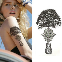 Load image into Gallery viewer, Luxury Colorful And Black Womens Tattoo Temporary Flower Waterproof Elegant Modern Tattoo For Shoulder

