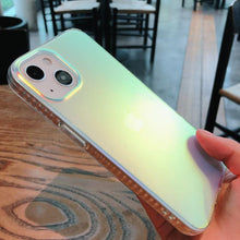 Load image into Gallery viewer, Luxury Colorful Phone Case for iPhone 14 13 Pro Max 12 11 XS X XR 7 Plus 12 13 Mini Shockproof Clear Protective Case Shock-Absorbing Bright Cover Shiny Finish Back Cover
