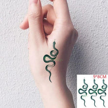 Load image into Gallery viewer, Luxury Different Waterproof Temporary Tattoo Sticker Snake Flower Fake Tattoo Body Art Adult Fashion Stickers For Womens Mens
