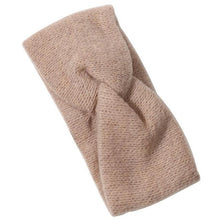 Load image into Gallery viewer, Luxury Fashion Winter Soft Solid Color Elastic Elegant Wide Knitting Cross Lightweight Headband Yoga Turban Bandage Bandanas Hair Bands For Women

