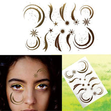 Load image into Gallery viewer, Luxury Flash Metallic Waterproof Temporary Tattoo Gold Silver Flower Tattoo Sticker Long Lasting Gold Design For Womens
