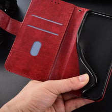 Load image into Gallery viewer, Luxury Flip wallet Leather Case For iphone 11 13 12 Pro 12Mini Card Holder Phone Cover Premium Leather iPhone 11 Pro Case Kickstand Card Holder Flip Leather Wallet Phone Case
