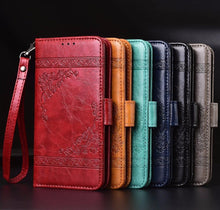 Load image into Gallery viewer, Luxury Flip wallet Leather Case For iphone 11 13 12 Pro 12Mini Card Holder Phone Cover Premium Leather iPhone 11 Pro Case Kickstand Card Holder Flip Leather Wallet Phone Case
