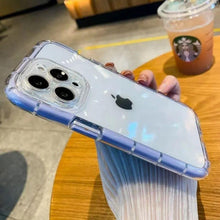 Load image into Gallery viewer, Luxury Fluorescence Phone Case For iPhone 13 14Pro Max 14 Plus Shockproof Clear Soft Silicone Cover Shockproof Thin Transparent Case  Drop Protection for iPhone
