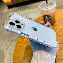 Load image into Gallery viewer, Luxury Fluorescence Phone Case For iPhone 13 14Pro Max 14 Plus Shockproof Clear Soft Silicone Cover Shockproof Thin Transparent Case  Drop Protection for iPhone
