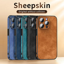 Load image into Gallery viewer, Luxury Full Protection Bumper Shockproof Business Leather Phone Case For iPhone 14 13 12 11 Pro Max Plus Cover Slim Leather Luxury PU Flexible Bumper Non-Slip Grip Shockproof Full Body Protective Cover
