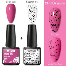 Load image into Gallery viewer, Luxury Gel Nail Polish Permanent Glossy Matte Egg Effect Elegant Stylish Eggshell Design For Women And Lady Nail Gel
