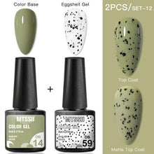 Load image into Gallery viewer, Luxury Gel Nail Polish Permanent Glossy Matte Egg Effect Elegant Stylish Eggshell Design For Women And Lady Nail Gel
