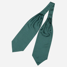 Load image into Gallery viewer, Navona - Silk Ascot Cravat Tie - Green
