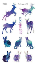 Load image into Gallery viewer, Luxury Head Deer Waterproof Temporary Stickers Tattoo Modern Colorful Tatoo For Women Men
