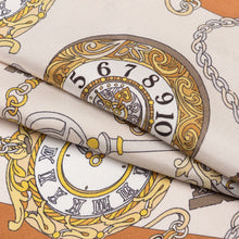 Load image into Gallery viewer, Like Clockwork - Silk Pocket Square - Beige
