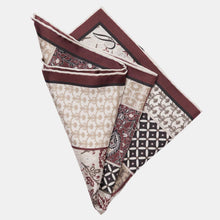 Load image into Gallery viewer, Portici - Silk Pocket Square - Maroon

