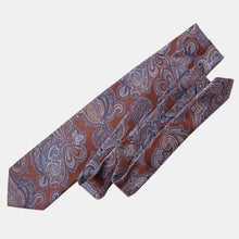Load image into Gallery viewer, Cortina - Silk Jacquard Tie - Copper
