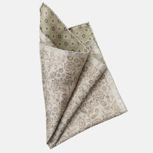 Load image into Gallery viewer, Pascal - Double Sided Silk Pocket Square - Sage Green
