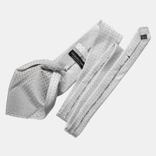 Load image into Gallery viewer, Barbera - Silk Jacquard Tie - Silver

