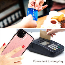 Load image into Gallery viewer, Luxury Leather Case For iPhone 14 12 13 Pro Comfortable Soft Wallet Card Slots Phone Flip Cover Wallet Case with Card Holder for iPhone
