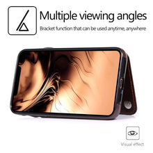 Load image into Gallery viewer, Luxury Leather Case For iPhone 14 12 13 Pro Comfortable Soft Wallet Card Slots Phone Flip Cover Wallet Case with Card Holder for iPhone

