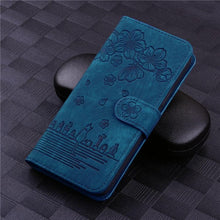 Load image into Gallery viewer, Luxury Leather Flip Phone Case For iPhone 14 13 Pro Max 11 12 Mini XR X XS Max Magnetic Wallet Bracket Cover PU Leather Stylish Case with Credit Card Holder Flip Drop Protection Shockproof Phone Cover
