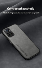 Load image into Gallery viewer, Luxury Leather Magnetic Case For Xiaomi Redmi Note 11 10 9 11E Pro 11S 10S 12 12X 10C POCO X3 NFC Pro F3 Covers With Metal Plate  Leather Premium Back Cover Mobile Phone Case Flexible Protective Ultra Thin Scratchproof Phone Cover
