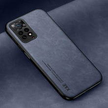 Load image into Gallery viewer, Luxury Leather Magnetic Case For Xiaomi Redmi Note 11 10 9 11E Pro 11S 10S 12 12X 10C POCO X3 NFC Pro F3 Covers With Metal Plate  Leather Premium Back Cover Mobile Phone Case Flexible Protective Ultra Thin Scratchproof Phone Cover
