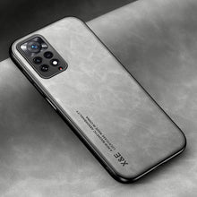 Load image into Gallery viewer, Luxury Leather Magnetic Case For Xiaomi Redmi Note 11 10 9 11E Pro 11S 10S 12 12X 10C POCO X3 NFC Pro F3 Covers With Metal Plate  Leather Premium Back Cover Mobile Phone Case Flexible Protective Ultra Thin Scratchproof Phone Cover
