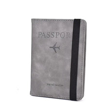 Load image into Gallery viewer, Luxury Leather Passport Elegant Cover Travel Passport Wallet Holder Document Organizer Case Men And Women Accessories
