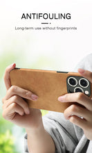 Load image into Gallery viewer, Luxury Leather Phone Case For iPhone 14 13 12 11 Pro Max Mini X XS XR 7 8 Plus SE Retro Solid Color Soft Silicone Cover PU Leather Classic Luxury Business Slim Cover Non-Slip Anti Scratch Full Protective Phone Cases
