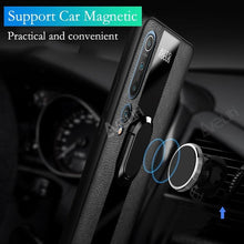 Load image into Gallery viewer, Luxury Leather Phone Case For Xiaomi Mi 11i 9T 10T 11T Pro 11 Lite Redmi Note 9S 7 8 9 10 Pro 8T Cover Case Leather Mobile Phone Case with 360° Rotating Ring Vintage Two Tone Durable Phone Cover
