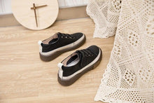 Load image into Gallery viewer, Luxury Leather Womens Sneakers Spring Shoes New Genuine Leather Casual Women Fashion Flat Girl Student Shoes Comfortable Women's Casual Flats Elegant Soft Walking Sneakers
