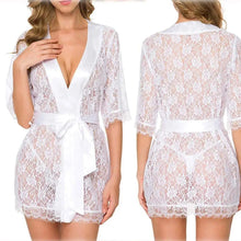 Load image into Gallery viewer, Luxury Lightweight Ladies Nightwear Elegant Short Gorgeous Design Bathrobe Sleepwear For Women
