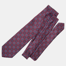 Load image into Gallery viewer, Trento - Silk Jacquard Tie - Raspberry

