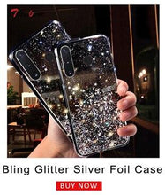 Load image into Gallery viewer, Luxury Marble Gold Foil Phone Case For Xiaomi Redmi Note 9 9S 8 8T 7 6 5 Pro 9A 9C 8A 7A 6A 10X 5G Coque Soft Silicone Cover Luxury Marble Pattern Bling Shell Back Mirror Glass Case Cover with Soft Bumper and Hybrid Technology
