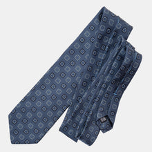 Load image into Gallery viewer, Trento - Silk Jacquard Tie - Blue
