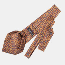 Load image into Gallery viewer, Parma - Printed Madder Silk Tie - Amber Yellow
