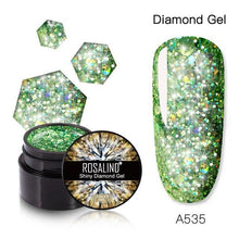 Load image into Gallery viewer, Luxury Modern Crystal Shiny Gel Nail Polish Painting Nails Art Design Diamond Manicure Gel Luxury Design For Women and Girls
