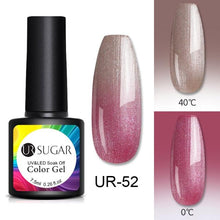 Load image into Gallery viewer, Luxury Modern Elegant Colorful Diamond Gel Nail Polish UV Temperature Color Changing Elegant Fashion Rainbow Colors For Womens
