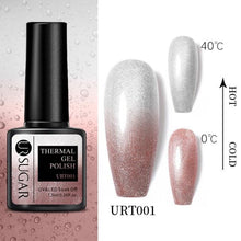 Load image into Gallery viewer, Luxury Modern Elegant Colorful Diamond Gel Nail Polish UV Temperature Color Changing Elegant Fashion Rainbow Colors For Womens
