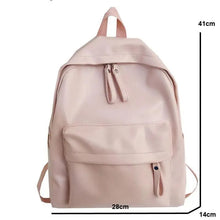 Load image into Gallery viewer, Luxury Modern Women Unique Style Women Backpack Leather School Bag For Teengers Gilrs Large capacity PU Travel backpack
