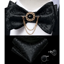 Load image into Gallery viewer, Luxury Pink Solid Men Bow Tie Silk Business Wedding Elegant Bowtie For Men Unique Desing For Every Occasion
