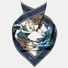 Load image into Gallery viewer, Lombardi - Silk Neckerchief - Blue
