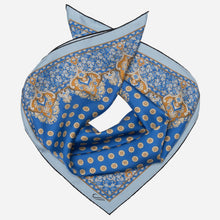 Load image into Gallery viewer, Filippo - Silk Neckerchief - Azure
